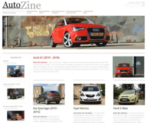 Auto-Zine.be(Le magazine auto sur Internet) Screenshot