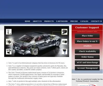 Auto7INC.com(AUTO 7 HOME) Screenshot