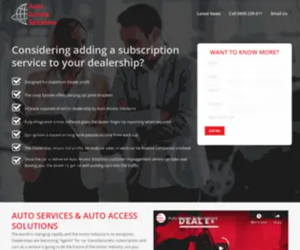 Autoaccesssolutions.com(Auto Access Solutions) Screenshot