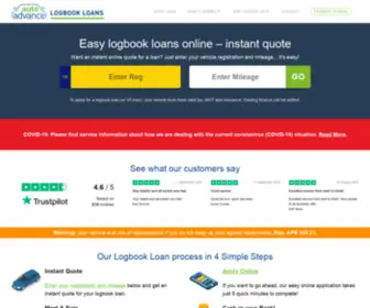 Autoadvance.co.uk(Logbook Loans UK) Screenshot