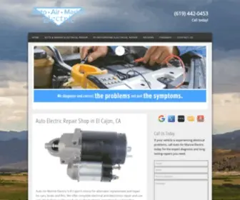 Autoairmarineelectric.com(Auto Air Marine Electric) Screenshot