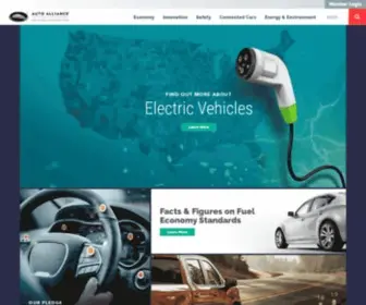 Autoalliance.org(The Alliance of Automobile Manufacturers) Screenshot
