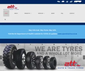 Autoandtrucktyres.co.za(ATT) Screenshot