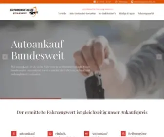 Autoankauf-DE.de(Autoankauf Home) Screenshot