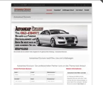 Autoankauf-Exclusiv.de(Autoankauf, auto verkaufen online) Screenshot