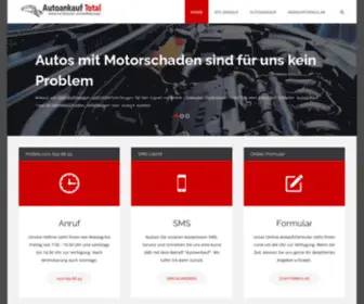 Autoankauf-Total.de(Autoankauf Gebrauchtwagen Ankauf Unfallwagen KFZ Verkauf Export) Screenshot