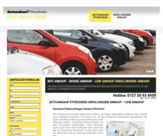 Autoankauf-Verkaufen-Pforzheim.de(Autoankauf Pforzheim) Screenshot