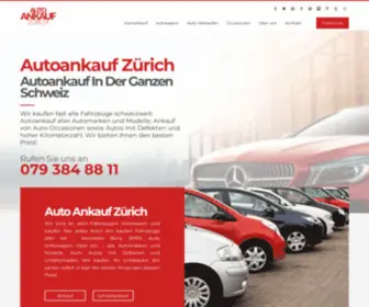 Autoankauf-Zurich.ch(Autoankauf Zürich) Screenshot
