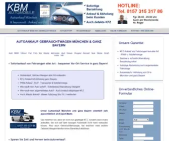 Autoankaufbayern24.com(Hr. Reger » Autoankauf in München & ganz Bayern) Screenshot