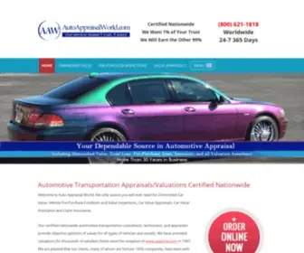 Autoappraisalworld.com(Auto Appraisal) Screenshot