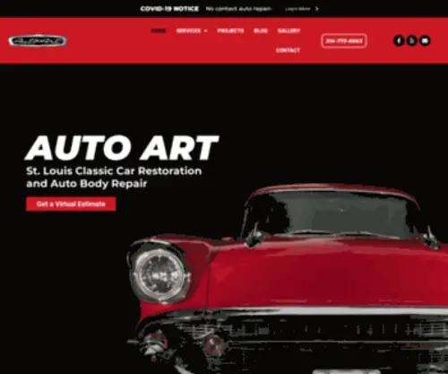 Autoartstl.com(Auto Art) Screenshot