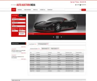 Autoauctionindia.com(Auto Auction India) Screenshot