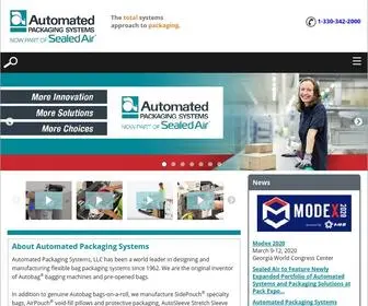 Autobag.com(Automated Packaging Systems is the leader in the bag packaging industry) Screenshot