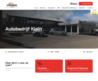 AutobedrijFklein.nl(Autobedrijf Klein) Screenshot