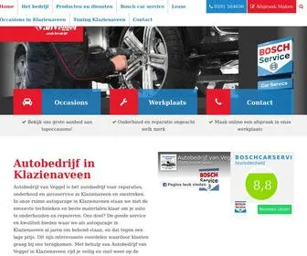 AutobedrijFvanveggel.nl(Autobedrijf Van Veggel) Screenshot