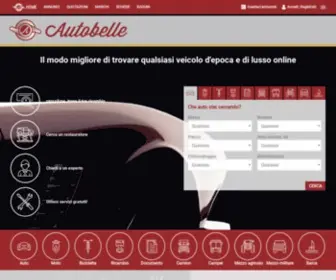 Autobelle.it(Auto, Moto e veicoli d'epoca, storici, usati e nuovi) Screenshot