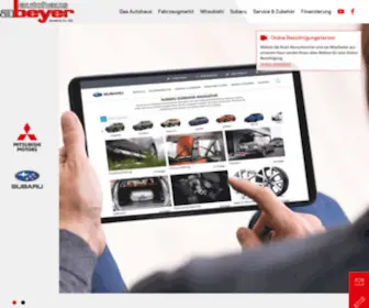 Autobeyer.de(Mitsubishi Autohaus Beyer Minden) Screenshot