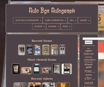 Autobgsautograph.com(Auto Bgs Autograph) Screenshot