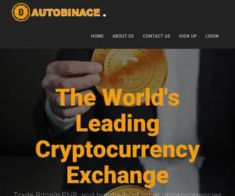 Autobinace.com(Online Bitcoin Trading Platform) Screenshot