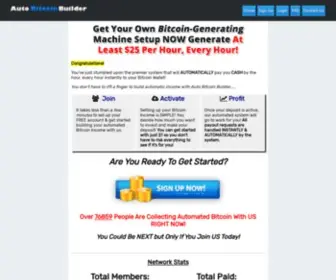 Autobitcoinbuilder.com(I'm Getting Paid Up to $25 Every Hour Straight To My Bitcoin Wallet) Screenshot