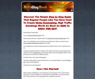 Autoblogbook.com(The Ultimate AutoBlogging Guide by Aspkin) Screenshot