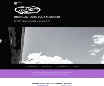 Autobody.com.au(Thornleigh Auto Body) Screenshot