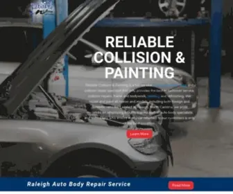 Autobodyrepairraleigh.com(Reliable Collision & Painting) Screenshot