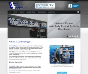 Autobodysupplylincoln.com(Auto Body Supply) Screenshot