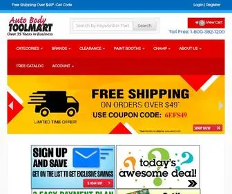 Autobodytoolmart.com(Auto Body Tools & Body Shop Supplies) Screenshot