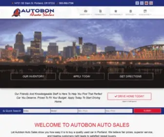 Autobonauto.com(Used Cars Portland OR) Screenshot