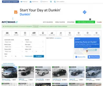 Autobonus.net(Nemokami automobilių skelbimai) Screenshot