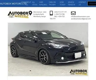 Autoboxmotors.com(Autobox Motors Limited) Screenshot