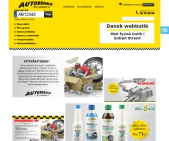 Autobremsen.dk(Reservedele) Screenshot