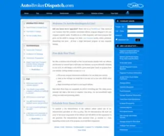 Autobrokerdispatch.com(Auto Broker Dispach) Screenshot