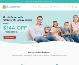 Autobrush.com(Autobrush® Best Electric Toothbrush) Screenshot