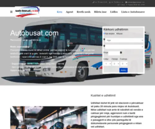 Autobusat.com(Kreu) Screenshot