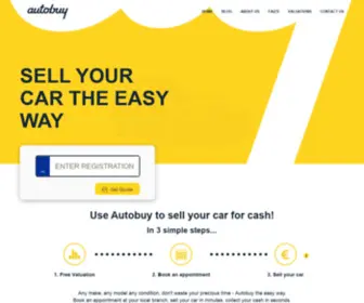 Autobuy.ie(Cash for cars We buy any car) Screenshot