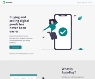 Autobuy.io(Selling Digital Goods Made Easy) Screenshot