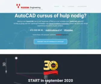 Autocad-Cursus.info(RODEMA Engineering) Screenshot