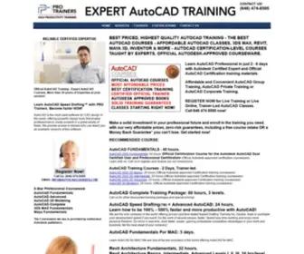 Autocadcourses.com(Autocad classes NYC) Screenshot