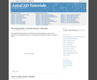 Autocadtutorials.net(A step by step guide) Screenshot