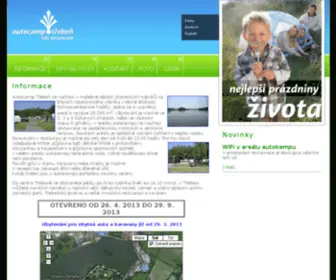 Autocamp-Trebon.cz(Autocamp Třeboň) Screenshot