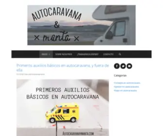 Autocaravanaymanta.com(Autocaravana y manta) Screenshot