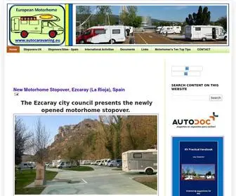 Autocaravaning.eu(European Motorcaravanning) Screenshot