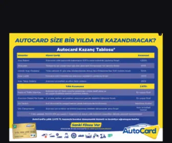 Autocard.com.tr(Autocard) Screenshot