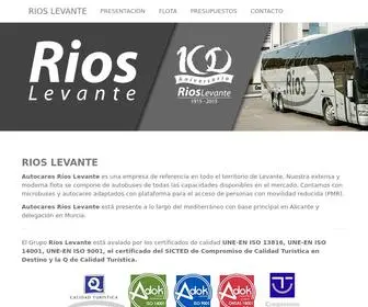 Autocares-Rios.com(Autocares Rios Levante) Screenshot