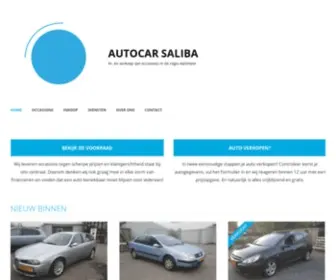 Autocarsaliba.nl(En verkoop van occasions in de regio Aalsmeer) Screenshot