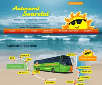 Autocarulsoarelui.ro(Autocarul Soarelui) Screenshot