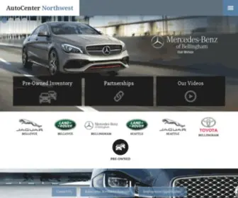 Autocenternw.com(AutoCenter NW Seattle Jaguar Land Rover Bellevue Toyota Mercedes) Screenshot