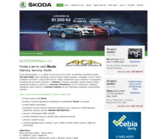 Autocentrala.cz(Škoda Auto) Screenshot